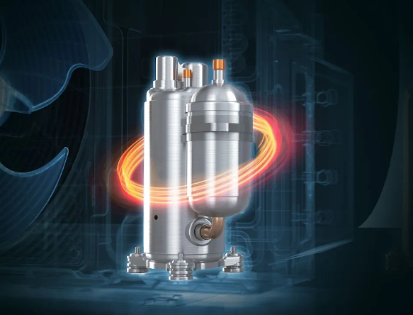 Resistencia eléctrica en el compresor El sistema incluye también calentador eléctrico del compresor, que protege el compresor en temperaturas muy bajas y permite un funcionamiento estable incluso en condiciones extremas.